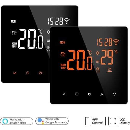 Smart Thermostat LCD Display Temperature Remote Controller Touch Screen For Electric Floor Heating Water/Gas Boiler Normal/WiFi