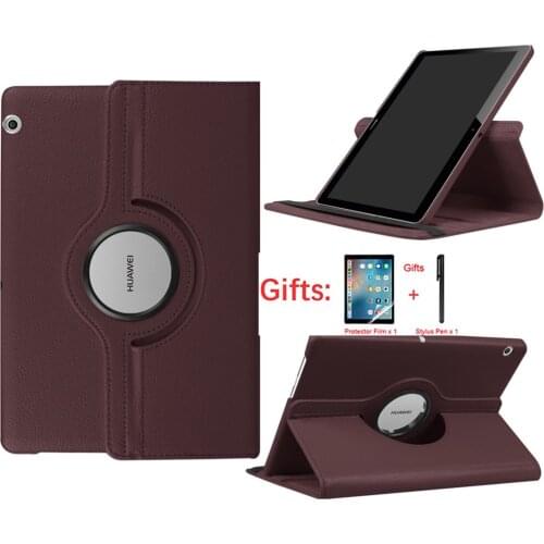 360 Degree Rotating Case For Huawei MatePad 10.4 in Cover BAH3-W09 BAH3-AL00 PU Leather Tablet Funda for Huawei Honor V6 Coque