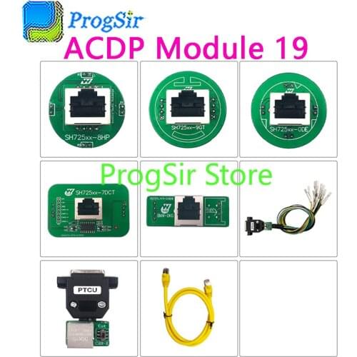 Yanhua Mini ACDP Module 19 For SH725XX Gearbox Clone With A000 License SH725xx-0DE SH725xx-9GT SH725xx-8HP SH725xx-7DCT BMW-DKG