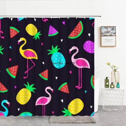 Cartoons Starry Sky Space Printed 3d Bath Curtains Waterproof Polyester Fabric Washable Bathroom Shower Curtain With Hook Screen