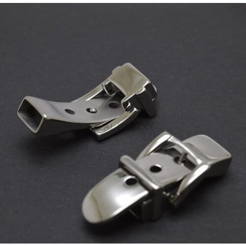 2pcs/Lot Stainless Steel Clasp Hook Watch Band Clasp for Leather Silicone Bracelet Jewelry Making DIY Connect Lace Buckle DIY