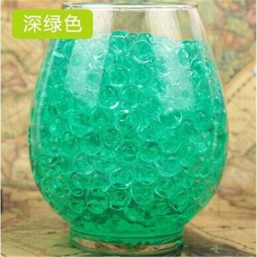 100pcs/bag Crystal Soil Mud Hydrogel Gel Kids Children Toy Water Beads Growing Up Water Balls Wedding Home Decor Potted flower