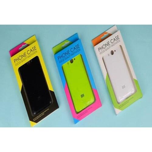 200pcs dual color general paper and plastic retail box For iphone 8 7 5S 6 6S For samsung S6 S