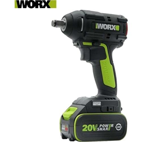 Worx 20v Brushless Motor Cordless Impact Wrench WU279 Adjust Torque Professional Tool Soft Hand Board Hand Shelf Special