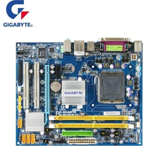 For Gigabyte GA-G31M-S2C G31M-S2C Motherboard LGA 775 DDR2 G31 Used Desktop Mainboard SATA2 PCI-E X16 2.0