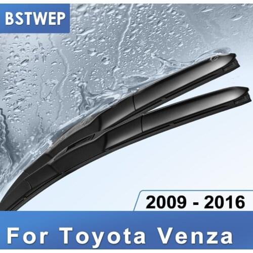 BSTWEP Hybrid Wiper Blades for Toyota Venza Fit hook Arms