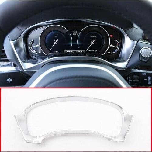 Chrome For BMW X3 G01 2018 X4 G02 2019 Dashboard Edge Frame Cover Trim