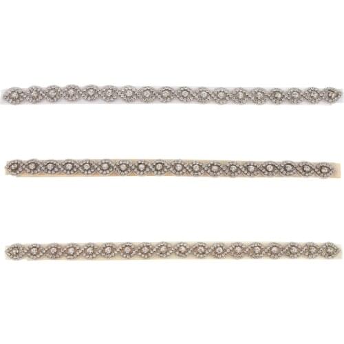 Crystal Wedding Dress Belt Bridal Applique Sash Women Girls Dress Accessories