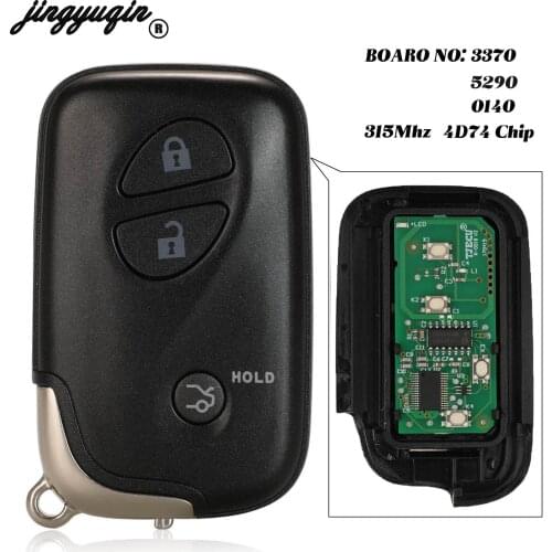 Jingyuqin 5290/0140/3370 Ask 315Mhz Remote Control Car Smart Key For Lexus GS430 ES350 GS350 GS350 LX570 IS350 RX350 IS250