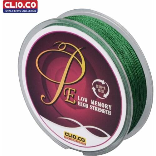 CLIO.CO Brand 4 Strands 100M Multifilament Braided Fishing Line 8-80Lb PE Super Strong Saltwater Fishing Line Spinning Casting