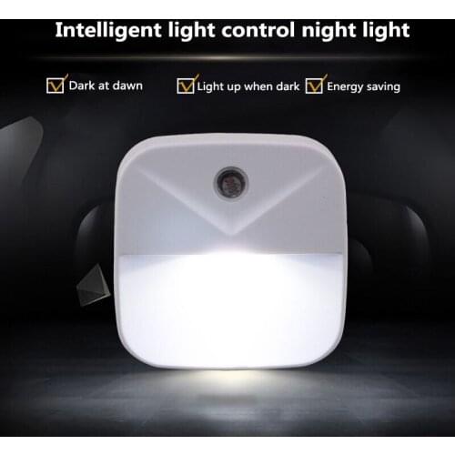 Mini Led Night Light Intelligent Sensor Bedside Led Lamp New Strange Creative Gift LED Lamp Plug-in Energy-saving Light Control