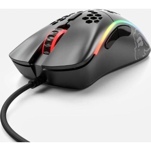 Mouse Glorious Gaming Model D- Minus (Small) White Matte (Branco Fosco) - Model D- minus Matte Black (Preto Fosco)