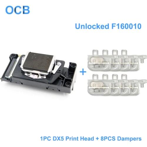 100% New F160010 Unlocked Printhead DX5 Print Head For Epson 7800 7880 9800 9880 4400 4800 4880 9400 R1800 R1900 R2000 R2400