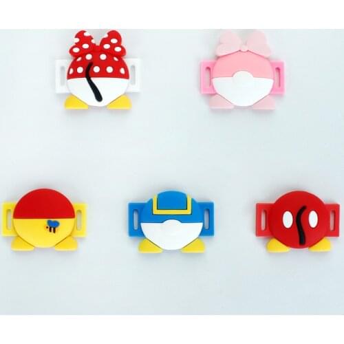 50pcs/lot Disney Cartoon Shoelaces Buckle Shoelace Winder Silicone Buckle Shoelaces Accessories DIY Sneaker Kits Shoe Decoration