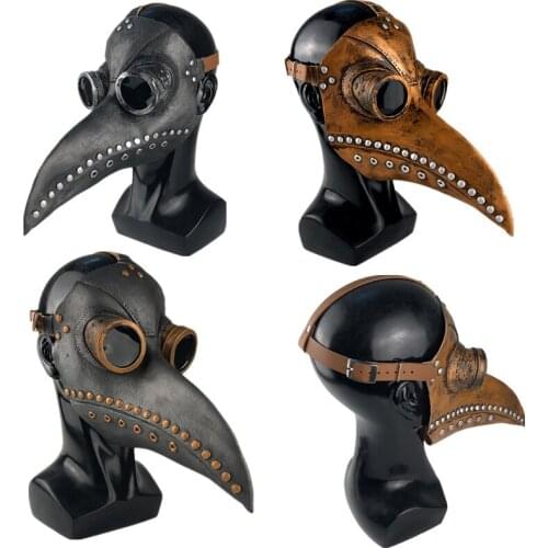 Steampunk Plague Doctor Masks Punk Bird CMask Cosplay Steampunk Halloween Event Cosplay Masks Props