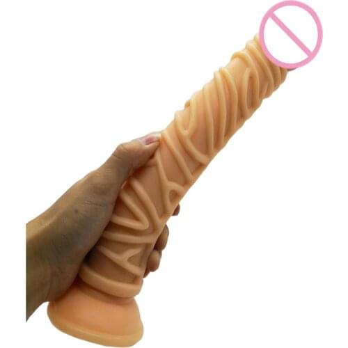 AMABOOM 28*5cm Super Big Dildo with Suction Cup Super Long Soft Horse Anal Plug Dildo Sex Toys for Women Adult Huge Penis Dick