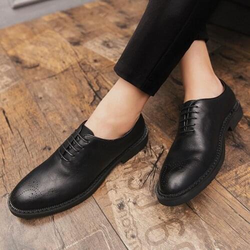 Tenis Masculino Mens Formal Shoes Lace Up Oixfords Fashion Comfortable Dress Mens Casual Black Brown Shoes for Men Footwear