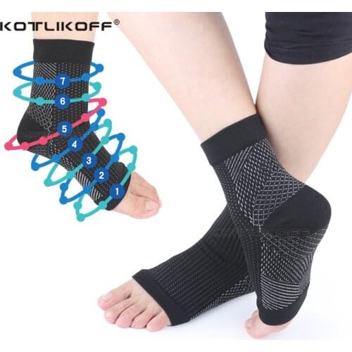 Anti Fatigue Outerdoor Men Socks Comfort Foot Anti Fatigue Compression Socks Breatheable Foot Sleeve Relieve Swell Ankle Socks
