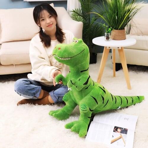 1pc 40-100cm New Dinosaur Plush Toys Cartoon Tyrannosaurus Cute Stuffed Toy Dolls for Kids Children Boys Birthday Gift
