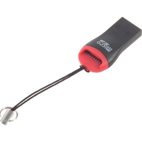 10pcs Micro SD to USB 2.0 card reader (M2 T-flash SDHC Mini Adapter) PC