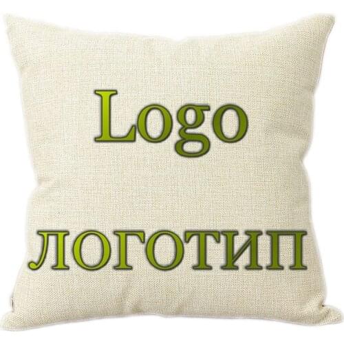 10PCS OEM Logo Car Pillow Customers Design Cushion Cover Advertisement Promotional Gift Company Anniversary Gift Pillow Case
