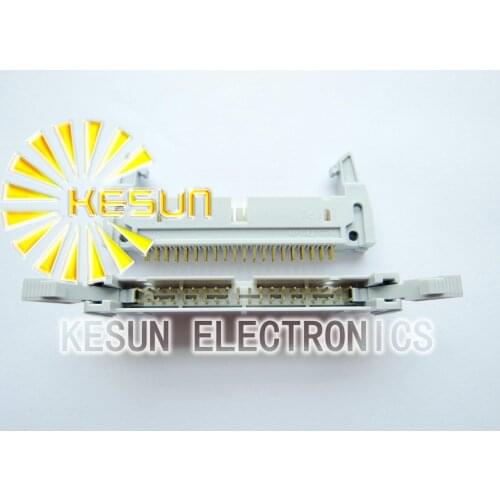 100PCS/LOT Full Gold 3U DC2-40P 2.54mm Straight Male Box Header With Ear High quality