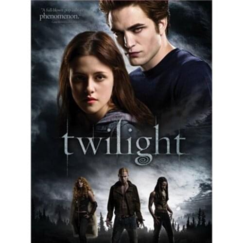 20215D DIY Full Square/Round Diamond Painting Movie Poster Twilight Cross Stitch Diamond Embroidery Art Kit Home Decoration Gift