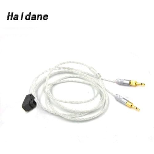 Free Shipping Haldane RSA/ALO Balanced 8core Silver Plated Headphone Upgrade Cable for HD700 HD 700 M1060 M1060c Earphone