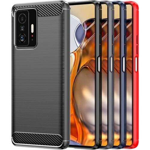 For Xiaomi Mi 11 Lite Case For Xiaomi Mi 11 Lite Cover Shockproof Soft Silicone Protective Phone Bumper For Xiaomi Mi 11 Lite