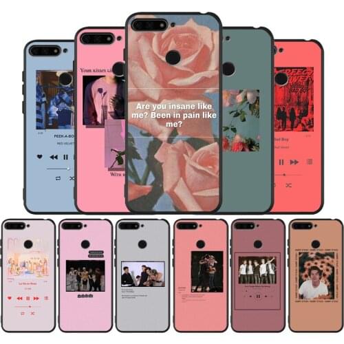 Aesthetics songs lyrics Aesthetic Black tpu case for Huawei Honor8X 9 10 20 Lite silicone cover for Mate 10 20 30 Lite Pro