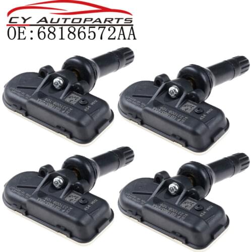 4PCS TPMS Tire Pressure Monitor Sensor For Cherokee Ram Series 14-17 68239720AA 68239720AB 68186572AA