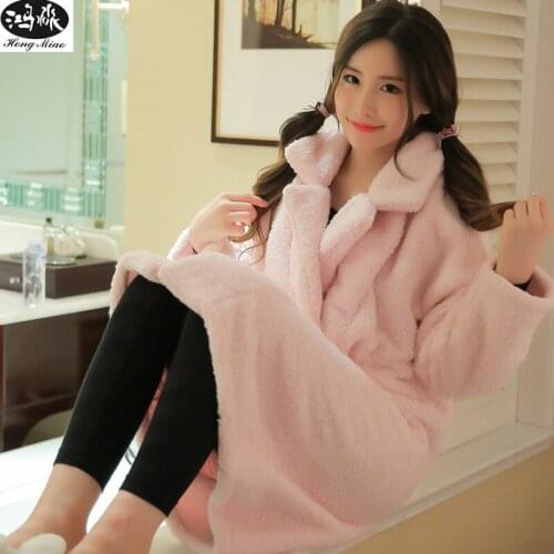 HongMiao Women's Warm Robes