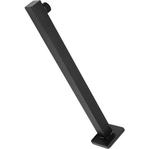 Chrome shower pipe 14 inch Wall Mounted Stainless Steel Square Straight Shower Extension Arm Bathroom Access hortum