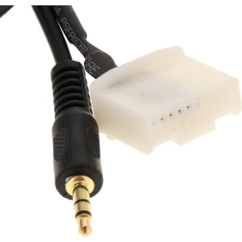 AUX Input 0.35cm Adapter Cable For Toyota RAV4 Camry Corolla Prius
