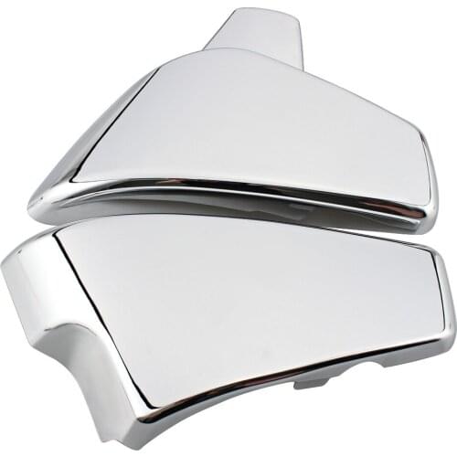 Motorcycle Chrome Side Battery Fairing Protecter Cover For Honda VLX 600 99-08 VT 600 C CD Shadow VLX Deluxe STEED400 99-07