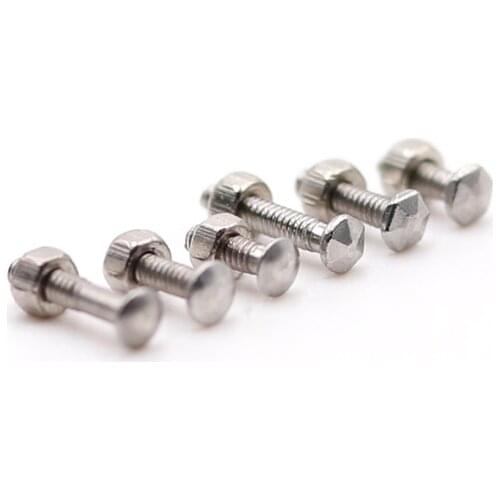 COLOUR_MAX Button Head Allen Screw Cap Bolts Screws Nuts With Screwdriver Assortment