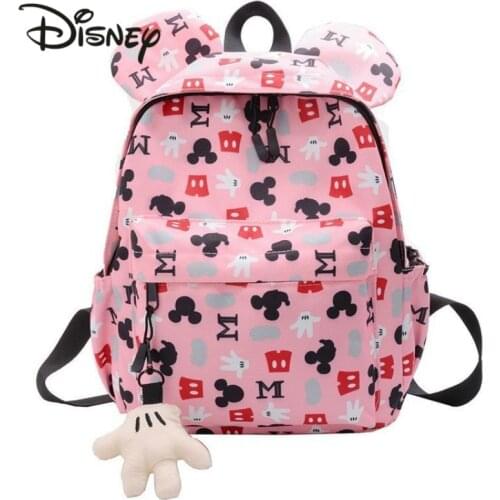 Disneys New Cartoon Cute Girl Schoolbag Large-capacity Fashion 3-6 Year Old Student Schoolbag Practical Childrens Backpack