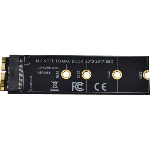 Ssd Adapter Connectors M2 To Ssd For Macbook Air 2013 2014 2015 2016 2017 M.2 M Key Pcie X4 Ngff To Ssd For Apple Laptop