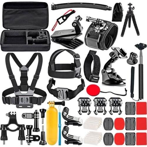 Hot Accessory Set for Gopro 50 in 1 Gopro Hero 9 8 7 6 Small Ant Mountain Dog Sports Camera Accessory Set