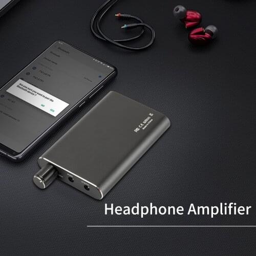Kebidu Sound amplifier Portable HiFi Earphone Headphone Amplify Audio interface HiFi Headset with AMP Cable Two-stage gain