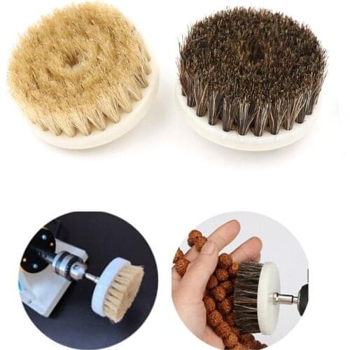 60mm Drill Power Scrub Clean Brush for Leather Plastic Wooden Furniture Car interiors Cleaning Power Scrub