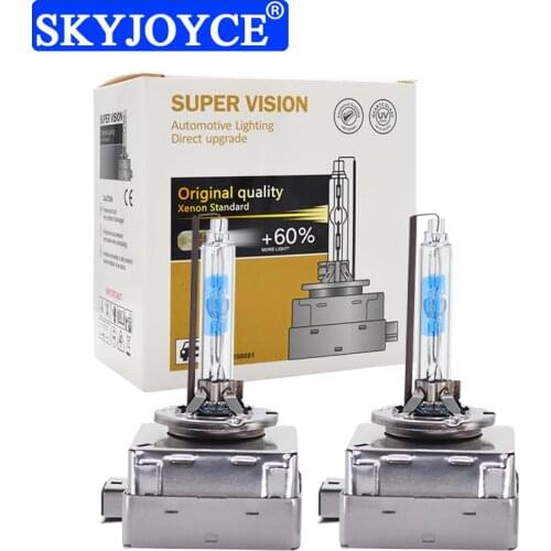 SKYJOYCE 55W D3S Xenon HID Headlight Bulb 35W D1S Xenon Lamp 5500K Fast Bright D1 D3 Super Version hid light bulb D1S D3S Xenon