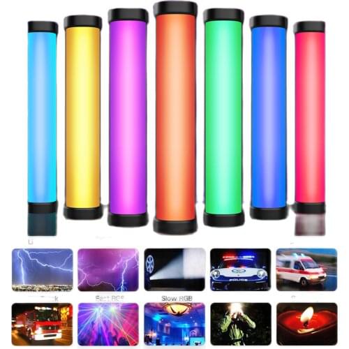 RGB Light tube Stick Pavotube Soft light Portable Handheld Photography Lighting CCT Mode Photos Video VS nanlite 6C P200
