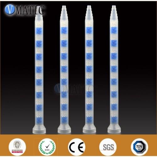 High Quality 10pcs GSM9-16 All Purpose Use Glue Dispensing Plastic Static Mixer Nozzle AB Adhesive Mix Tube