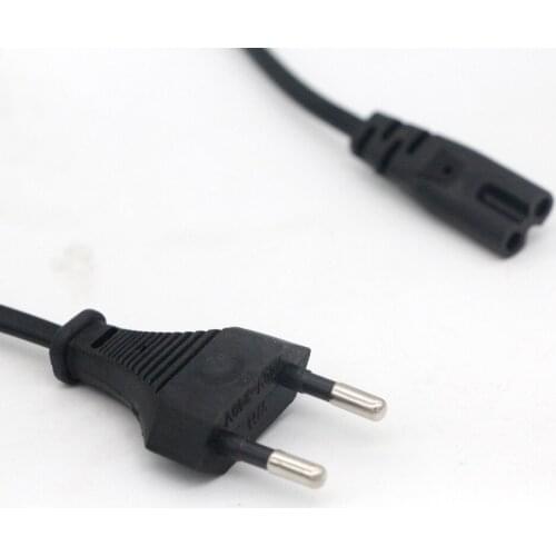 1.4m 2Pin Prong EU US Cable Power Supply Cord C7 Cable Power Cable For Samsung Power Supply XBOX PS4 Laptop TV Battery Charger