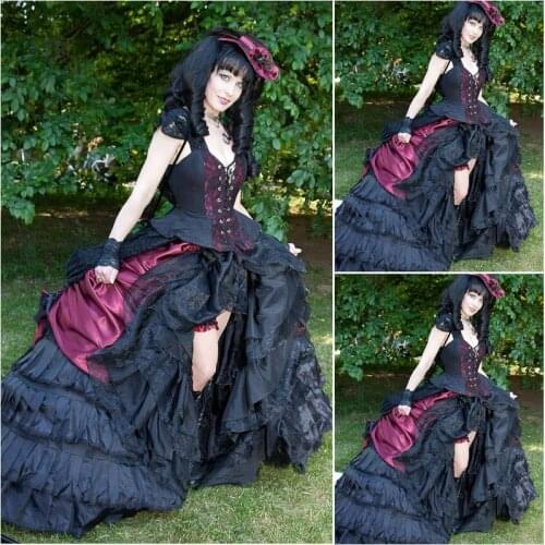 2021 new Victorian Gothic/lVitage Dress Halloween Theater Movie dresses Prairie Chic dress SC-192