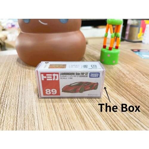 25PCS PVC Box Transparent Box Car Toy Display Box 30*40*82mm Car Storage Plastic Dust Proof for 1:64 Protection Gift Box