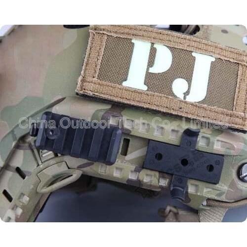 4 Pcs FMA Emerson Tactical Helmet Accessories Rail Clamp Rack FAST ACH MICH Helmets Rail Accessories BK DE