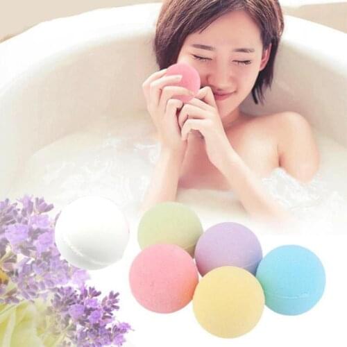 5PCS Bathing Bombs Explosion Ball Deep Sea Bath Salt Body Essential Oil Bath Ball Natural Bubble Bath Bombs Ball Bathing Tools