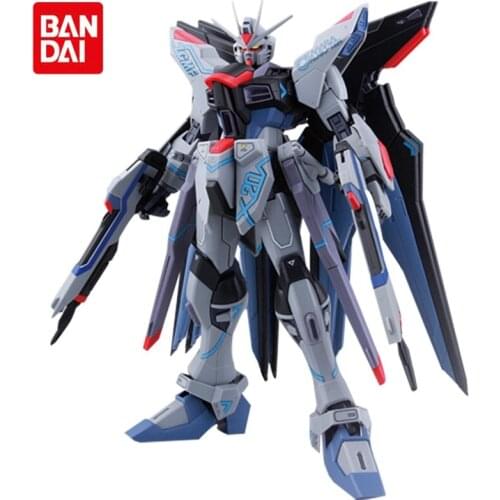 Bandai Assembled Gundam Anime Model MG 1/100 ZGMF-X20A Strike Freedom Venue Limited Action Figure Robot Decoration Toy Gift
